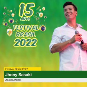 Apresentador Jhony Sasaki