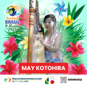 Cerimônia de abertura do Festival Brasil & Latino terá Hino Nacional do Japão tocado por harpa
