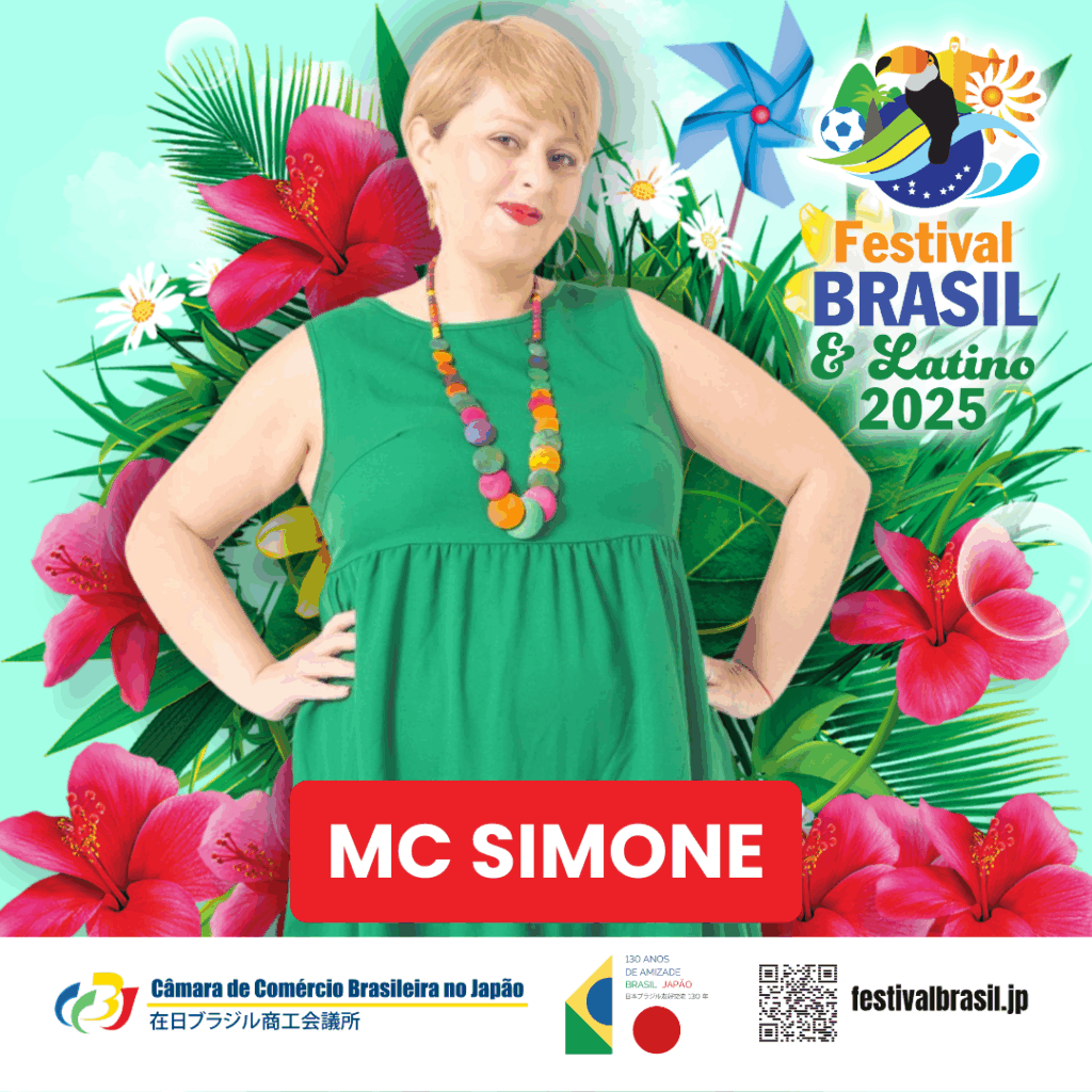 MC Simone – A simpatia brasileira que conquistou a TV japonesa 