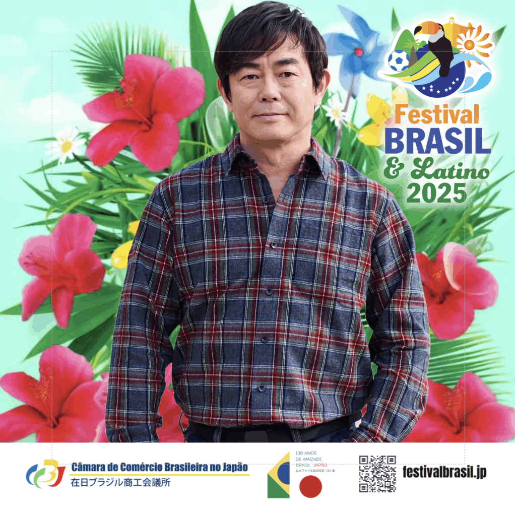 Cantor Kazufumi Miyazawa vai fechar o show do sábado no Festival Brasil & Latino